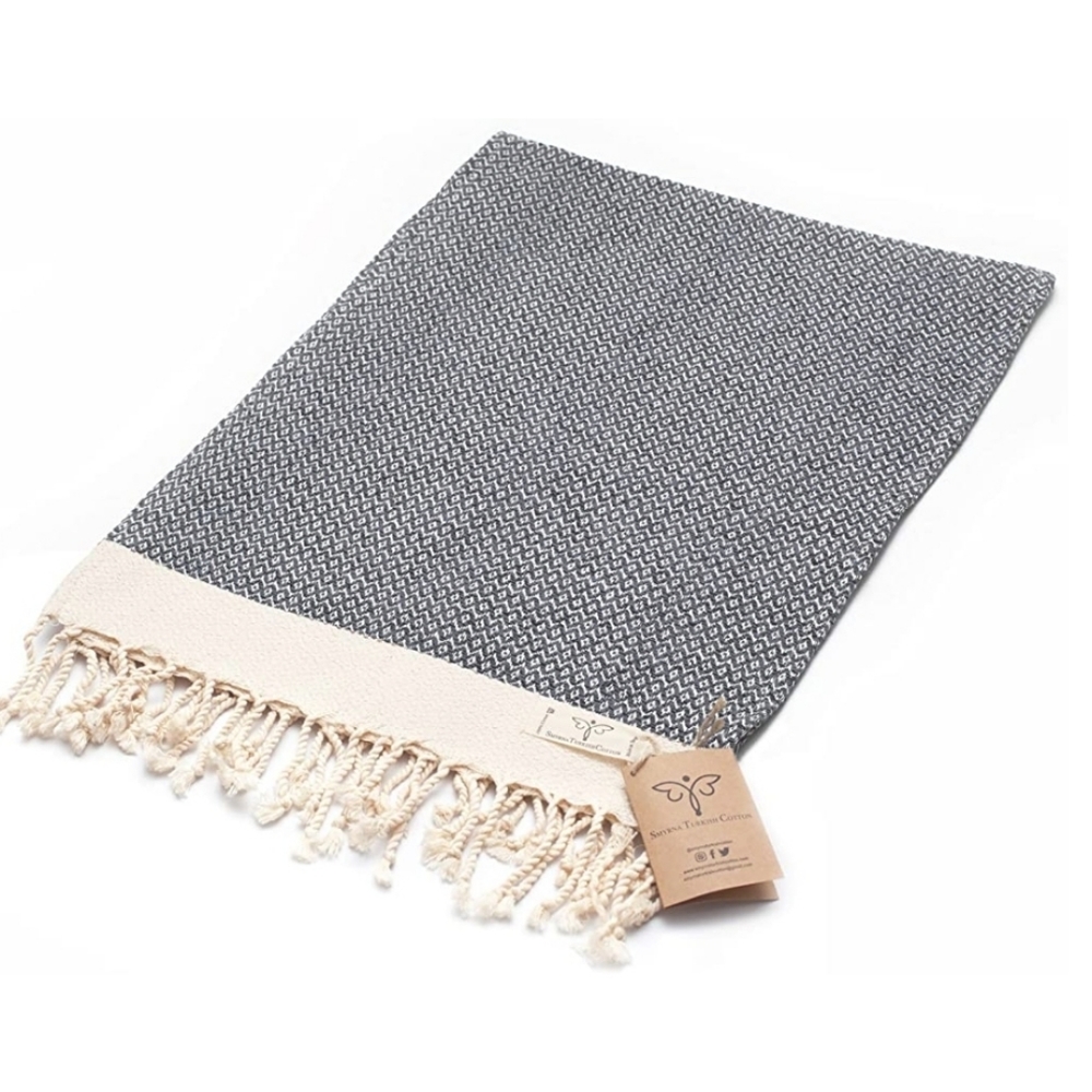Turkish Peshtamal % 100 Cotton Hand Towels - Picture 5 of 6